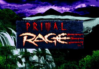 Заставка игры Primal Rage